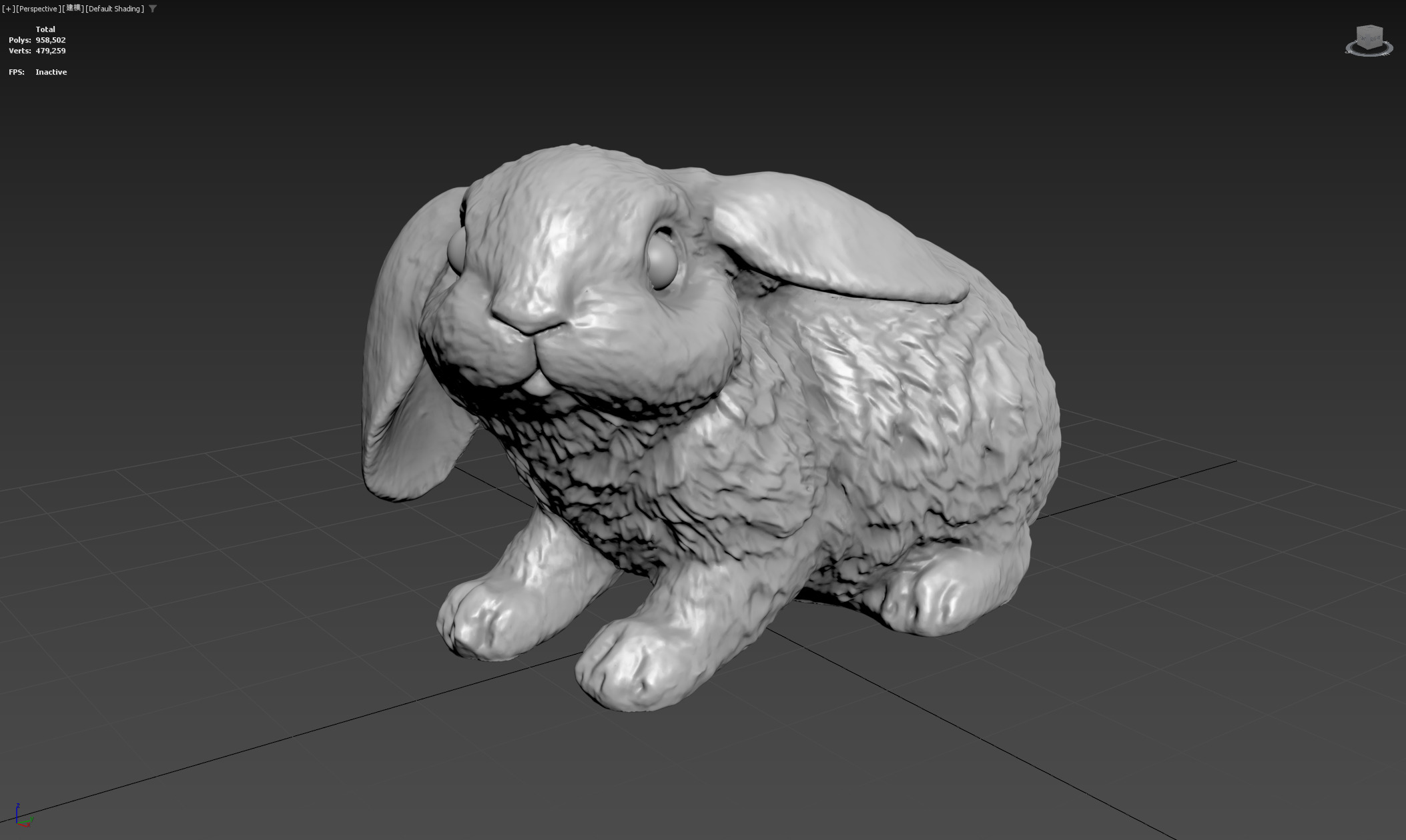rabbit 3D print model_8