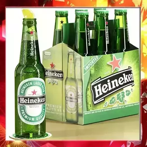 Heineken Six Cardboard pack 3D model