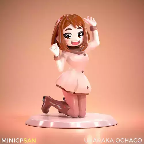 Uraraka Ochaco - Playful Winter Outfit - My Hero Academia
