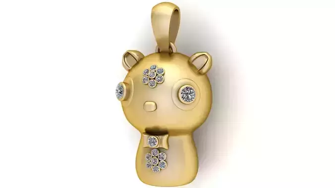 CARTOON PENDANT 3D PRINTABLE MODEL  