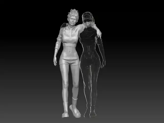 Best Friend Girls 2025 3D print model