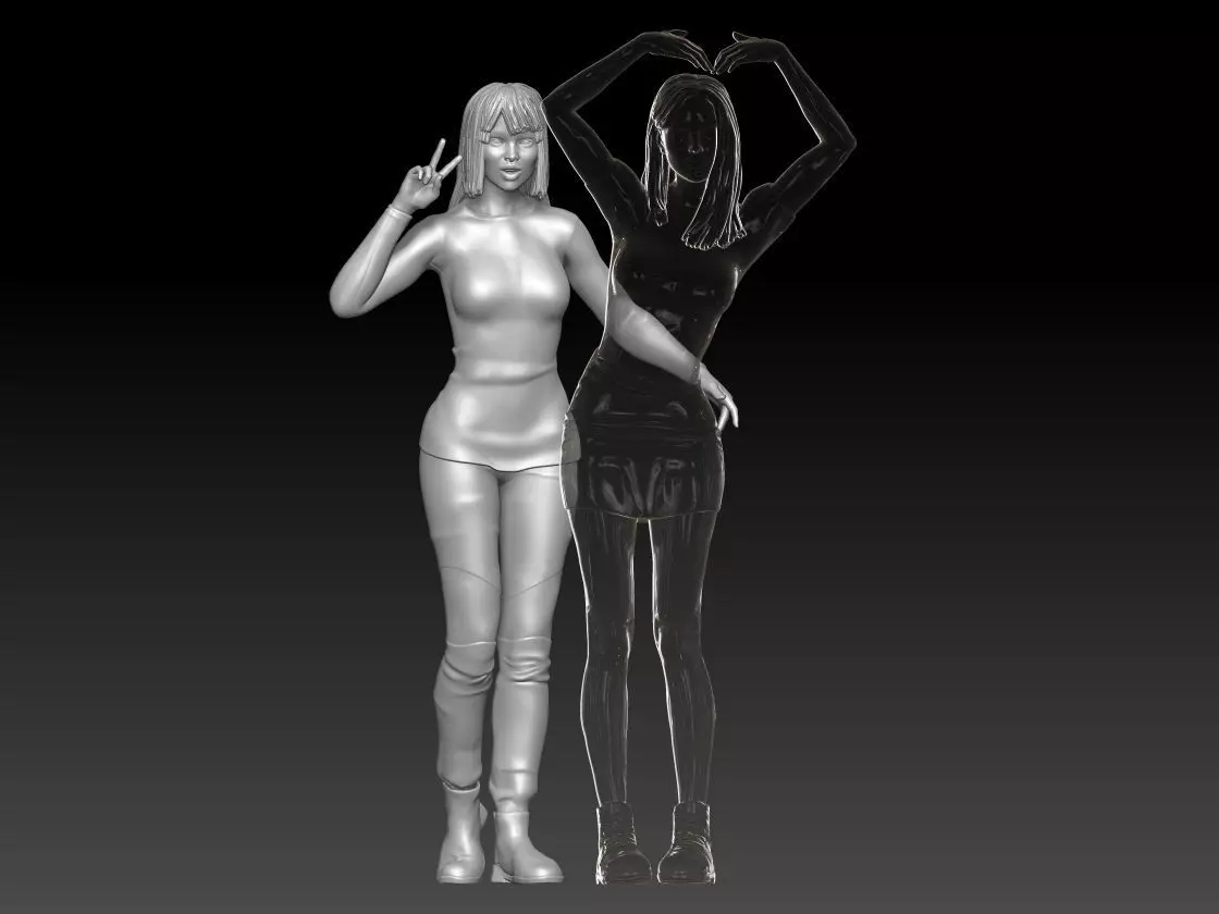 Best Friend Girls 2025 3 3D print model
