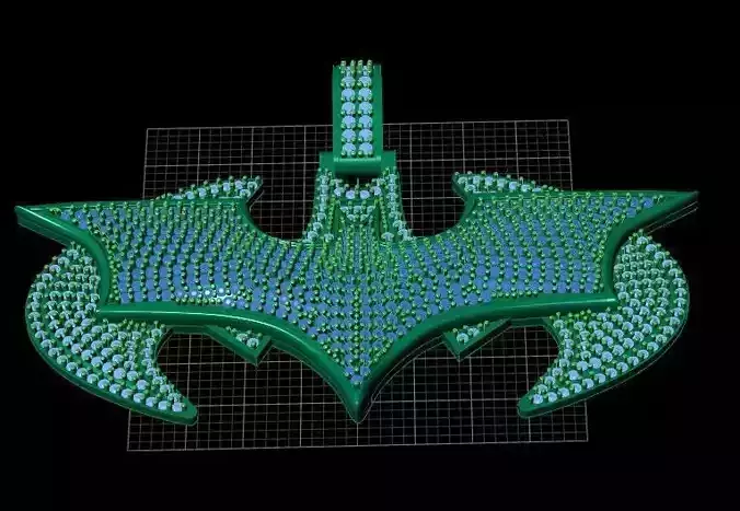 Dark Knight  Emblem Batman Diamond Locket