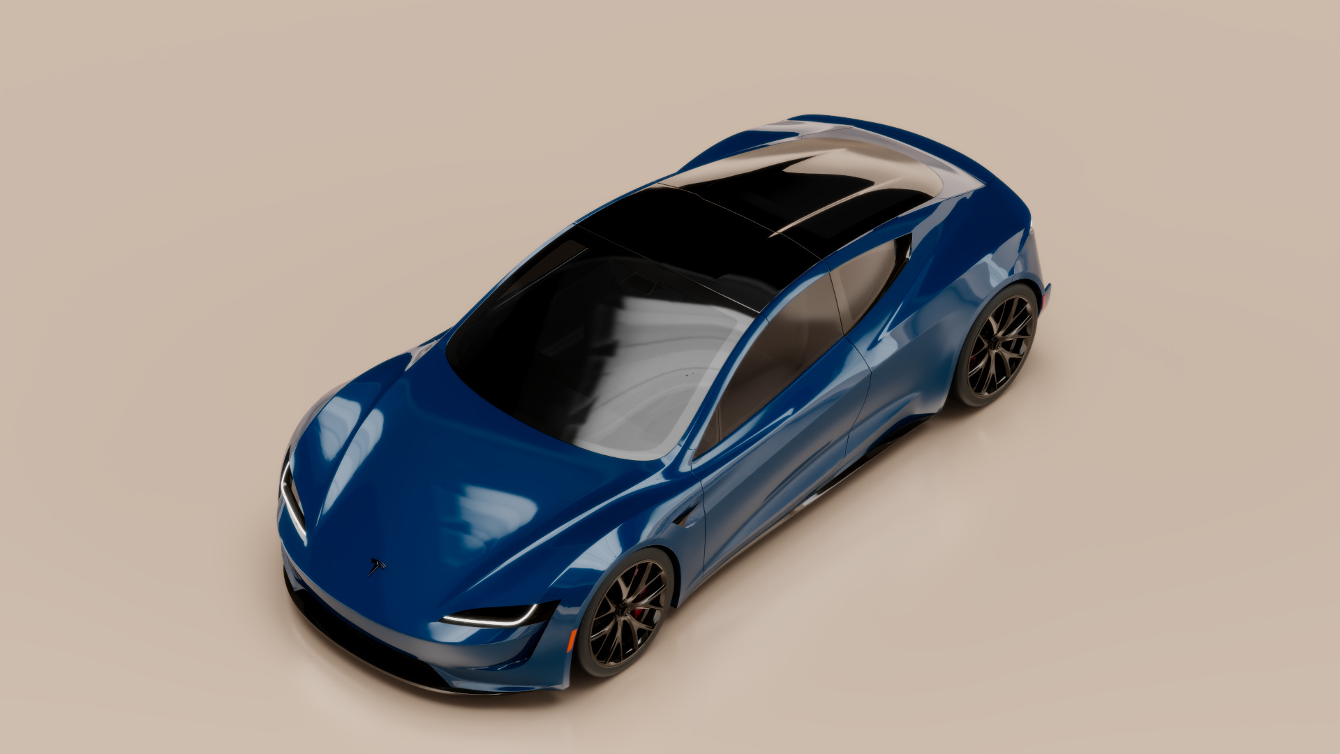 Tesla Roadster 2020 3D print model_8