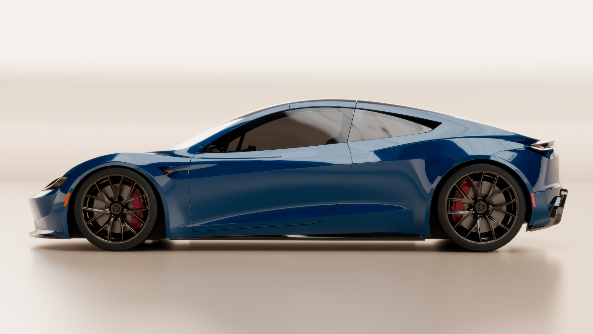 Tesla Roadster 2020 3D print model_3