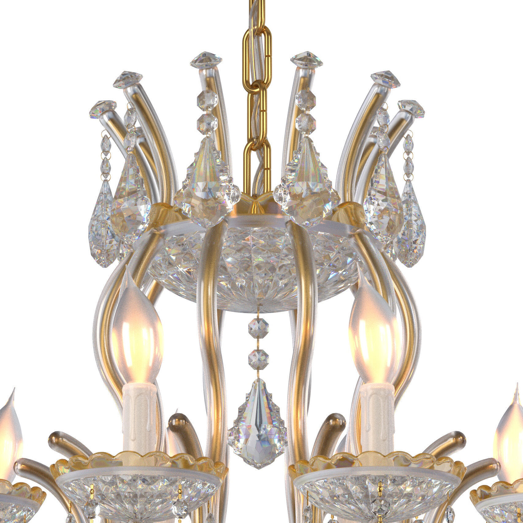  Luxury Maria Theresa Crystal Chandeliers 3D model_1