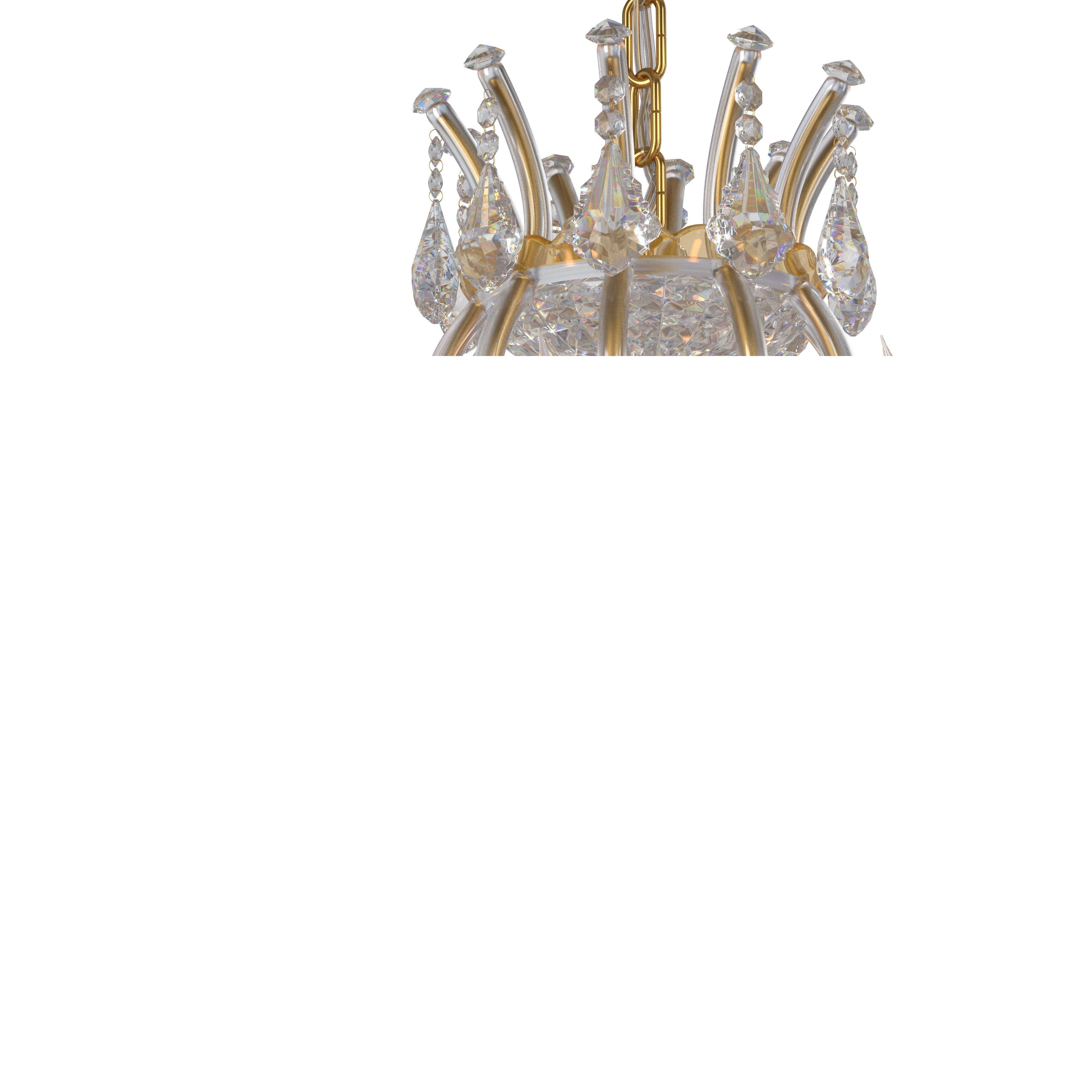  Luxury Maria Theresa Crystal Chandeliers 3D model_5