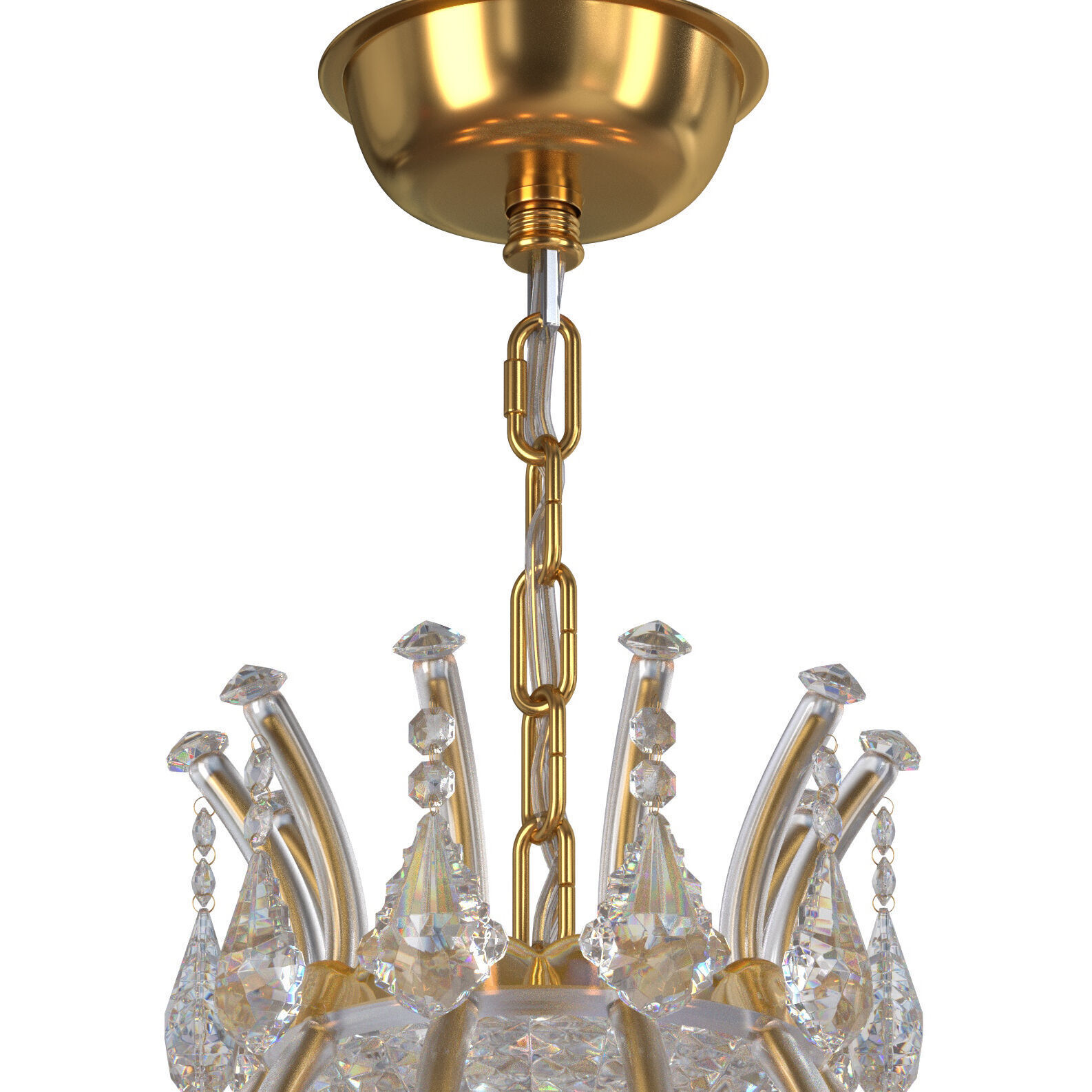  Luxury Maria Theresa Crystal Chandeliers 3D model_4
