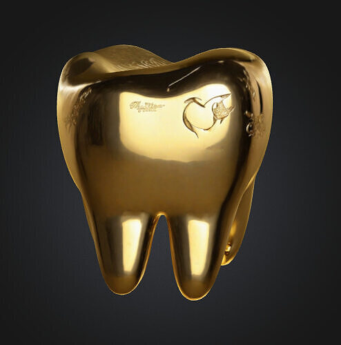 Golden Tooth 3D model