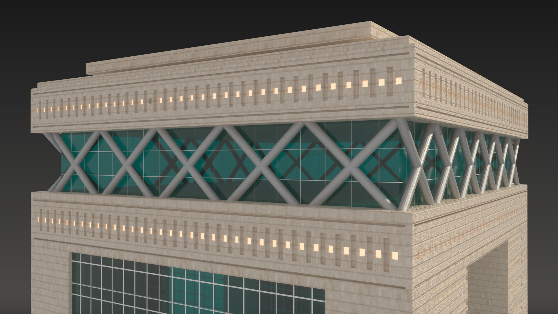 Dubai International Financial Centre 3D model_1