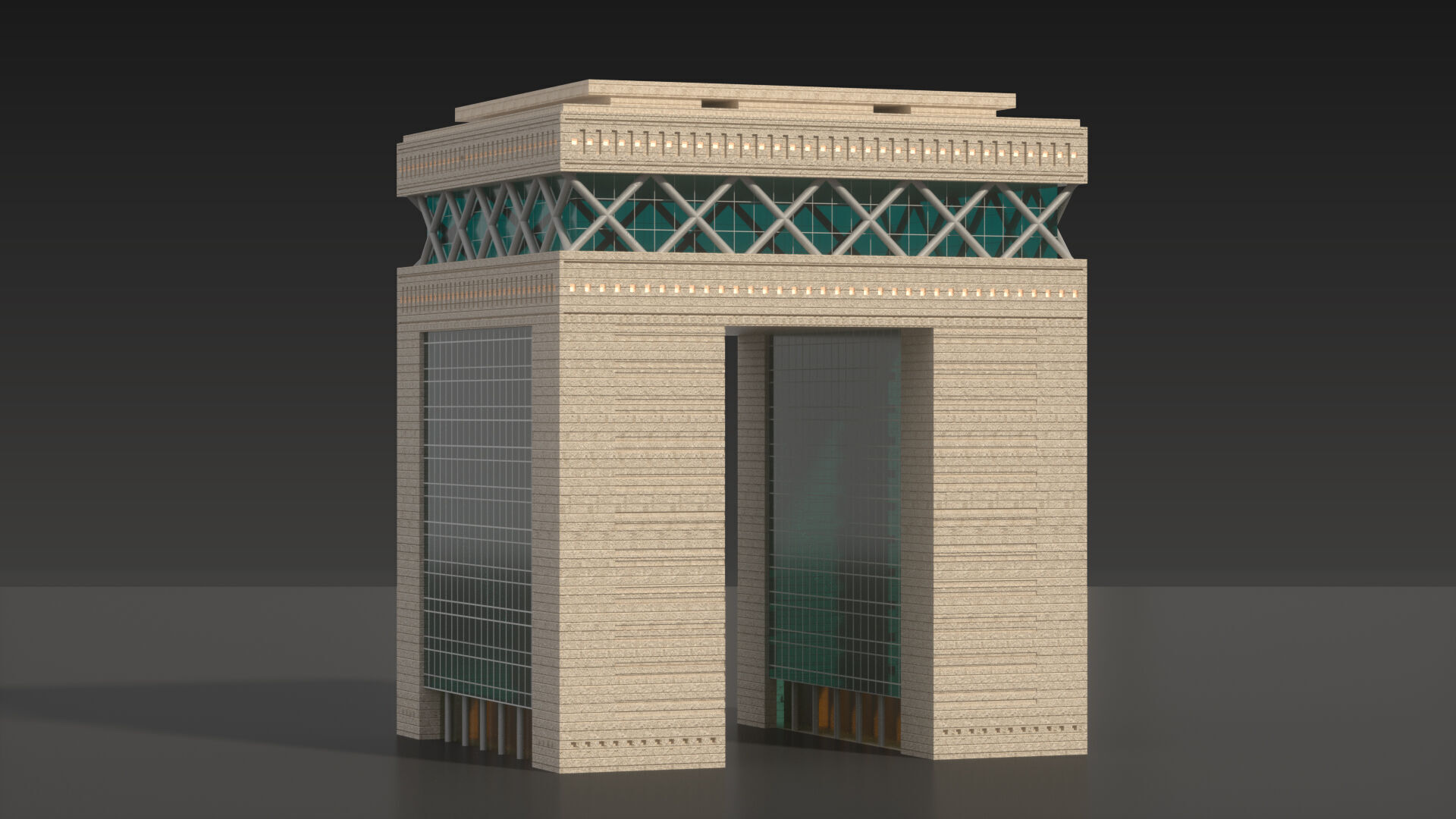 Dubai International Financial Centre 3D model_5