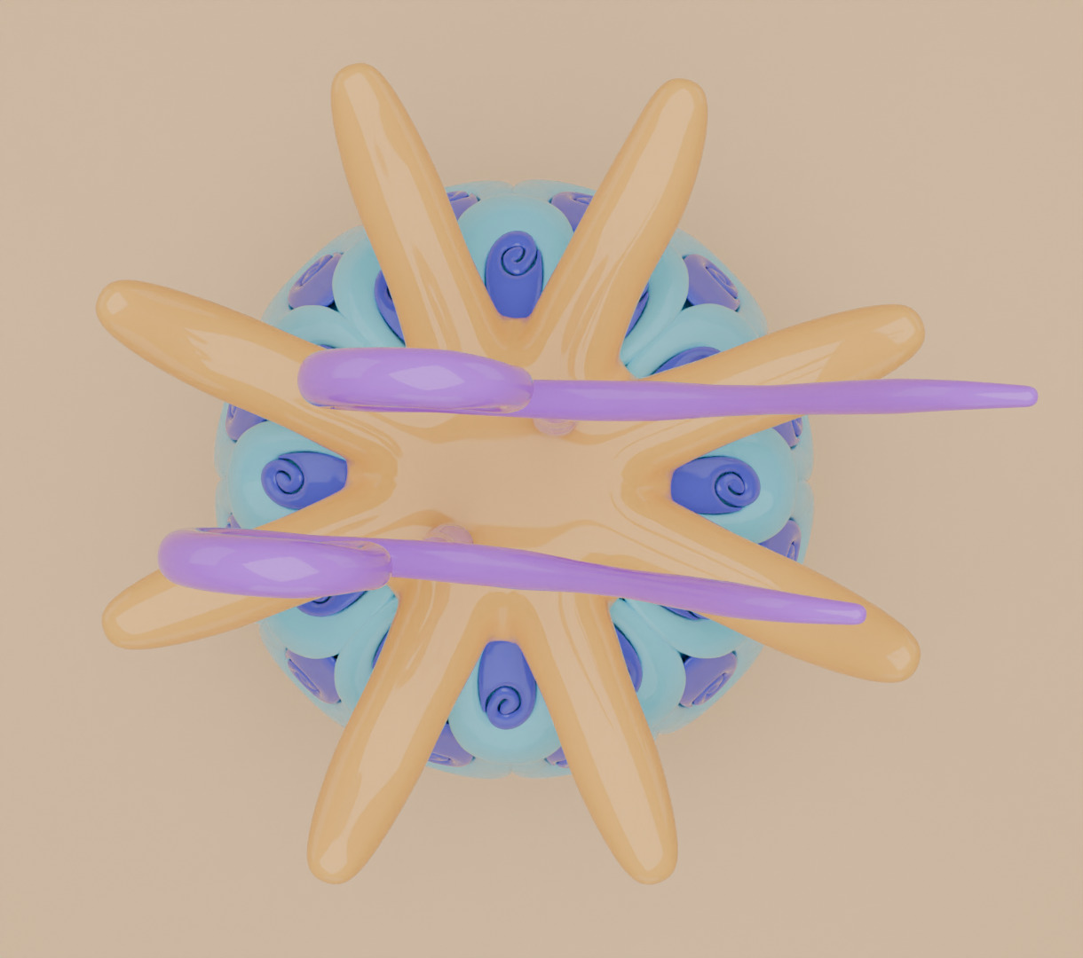 Uo uo no mi devil fruit from one piece 3D model for 3D print 3D print model_2