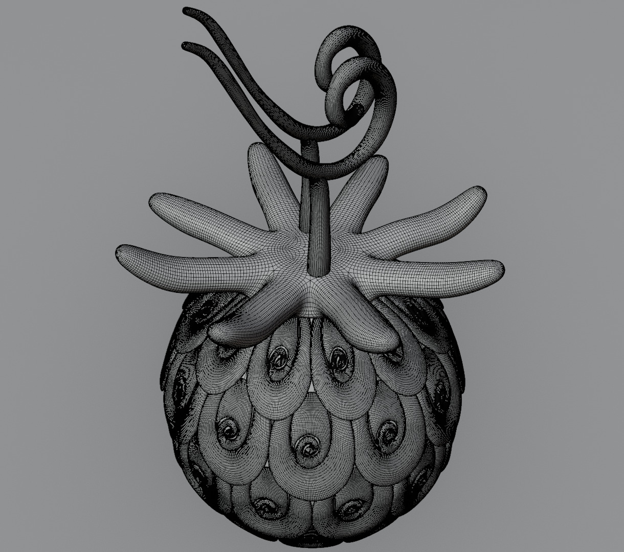 Uo uo no mi devil fruit from one piece 3D model for 3D print 3D print model_20