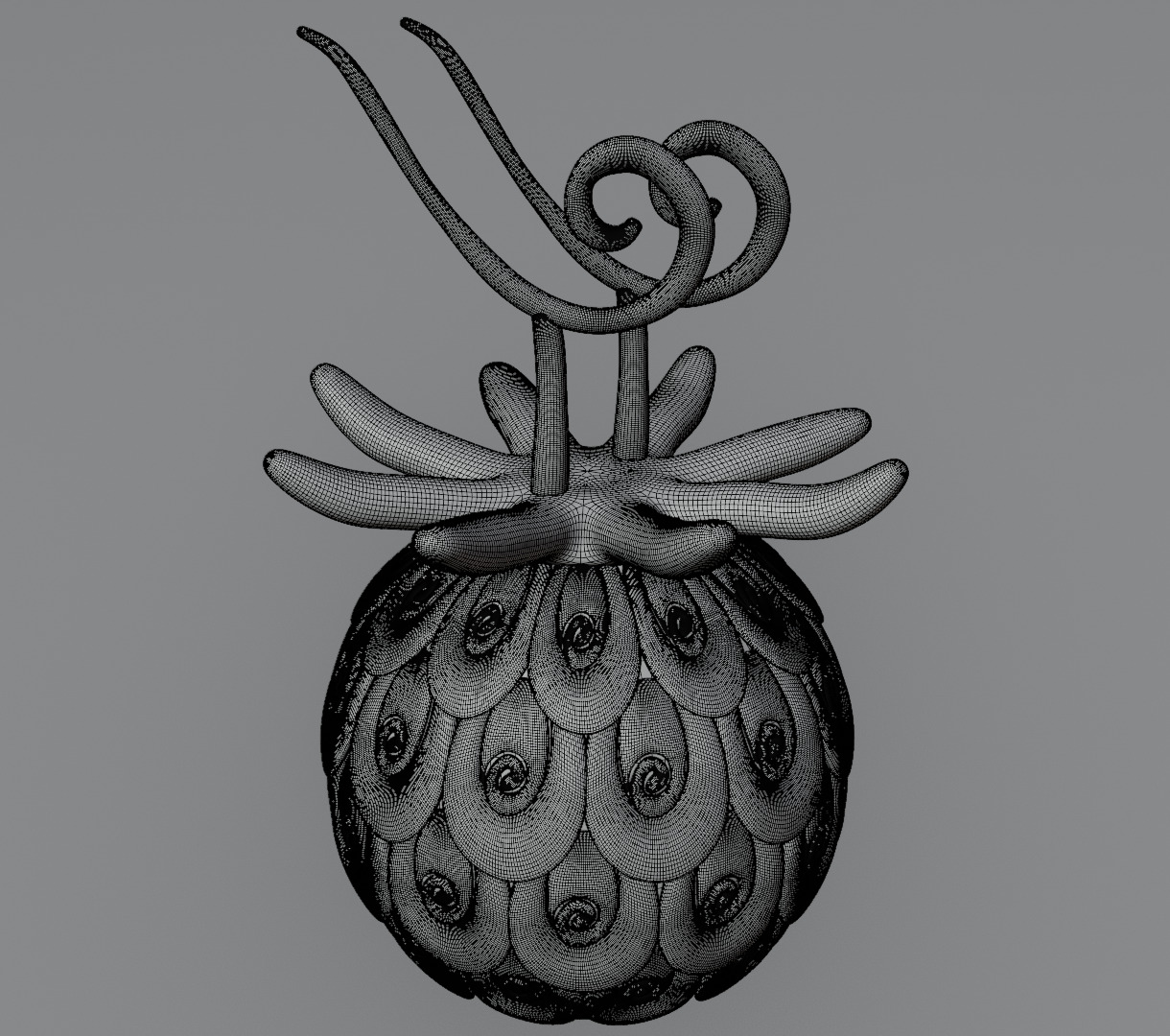 Uo uo no mi devil fruit from one piece 3D model for 3D print 3D print model_18