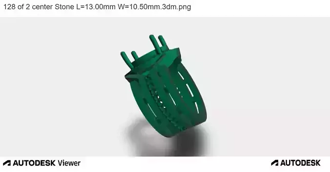 Elegant Dual Centerpiece Ring