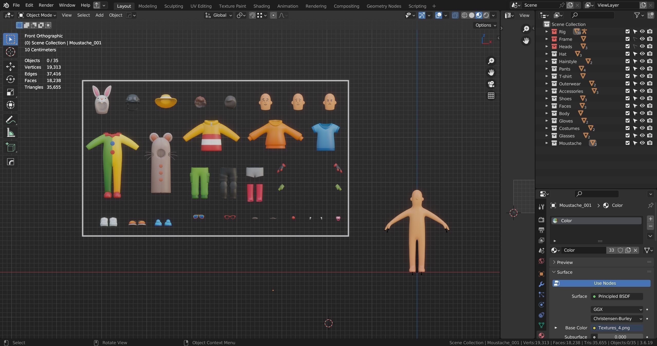 Creative Characters FREE Free low-poly 3D model_9
