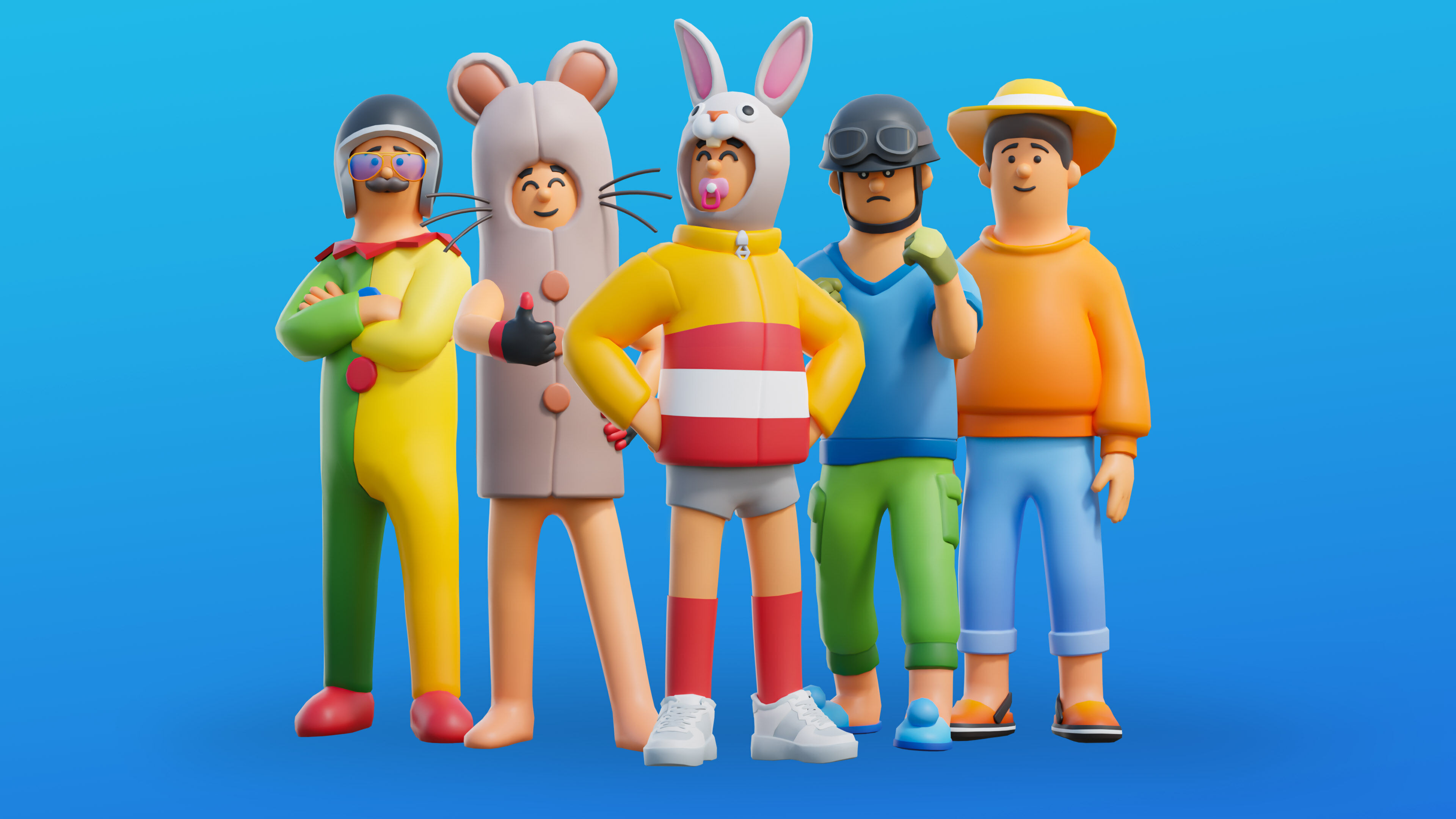 Creative Characters FREE Free low-poly 3D model_5