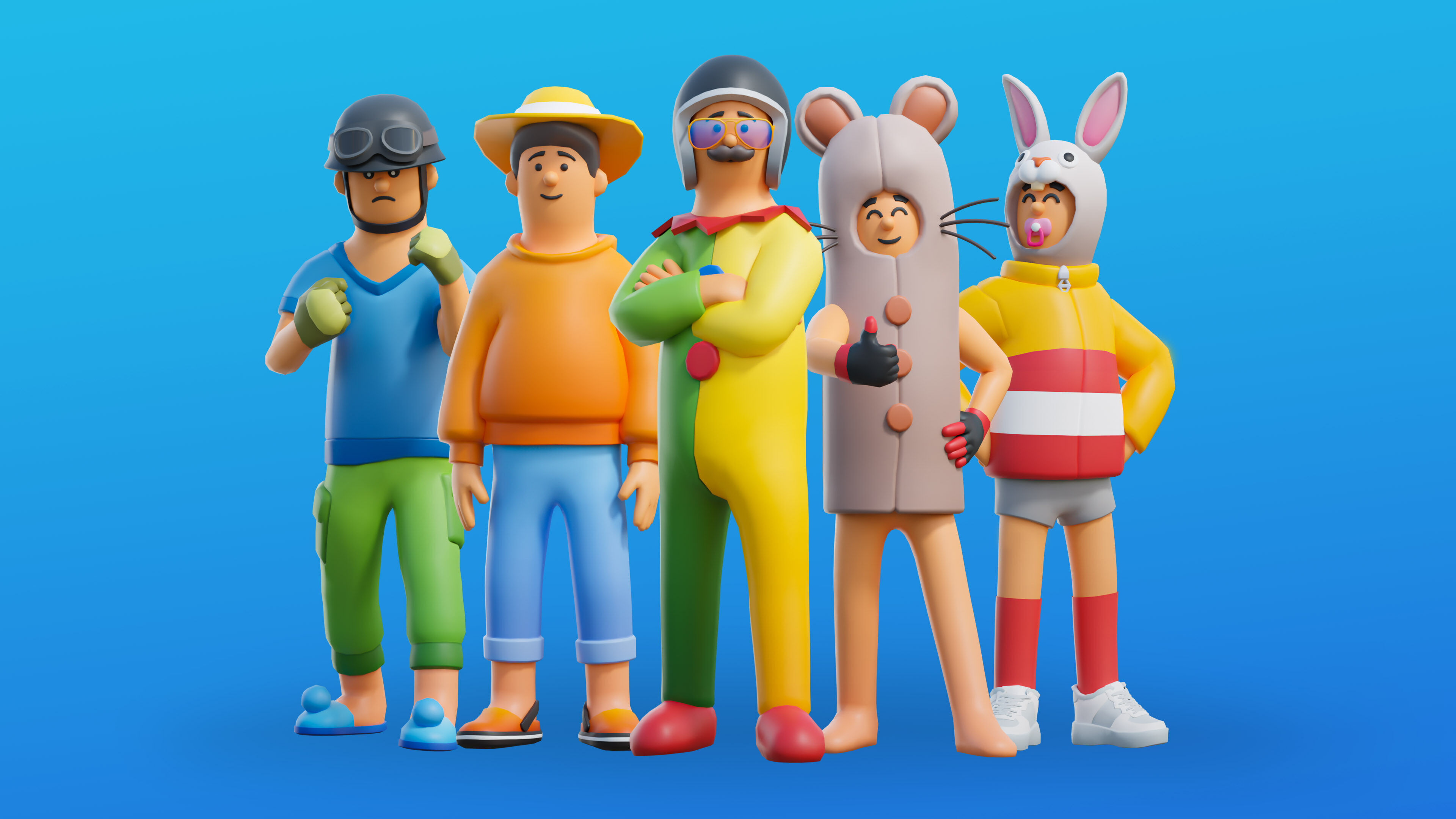 Creative Characters FREE Free low-poly 3D model_7