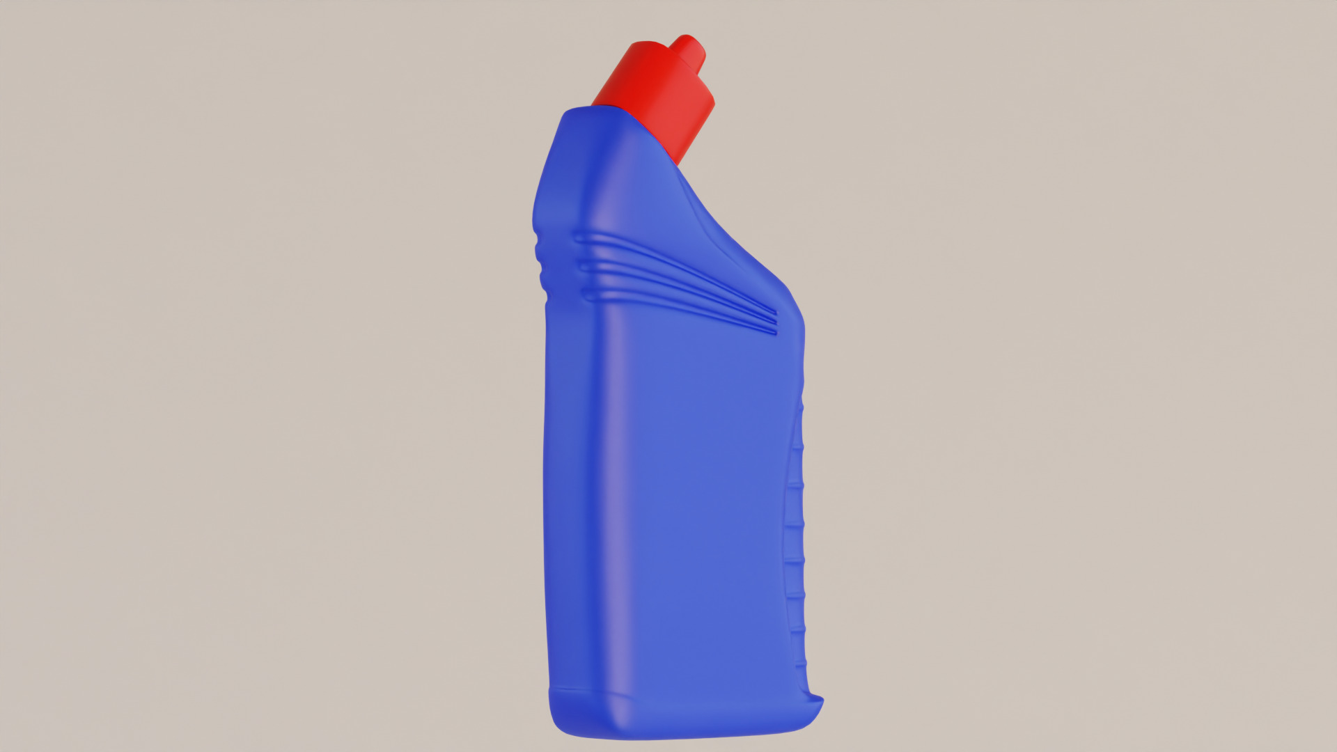 Bathroom Cleaner Bottle 3D Model  3D model_2