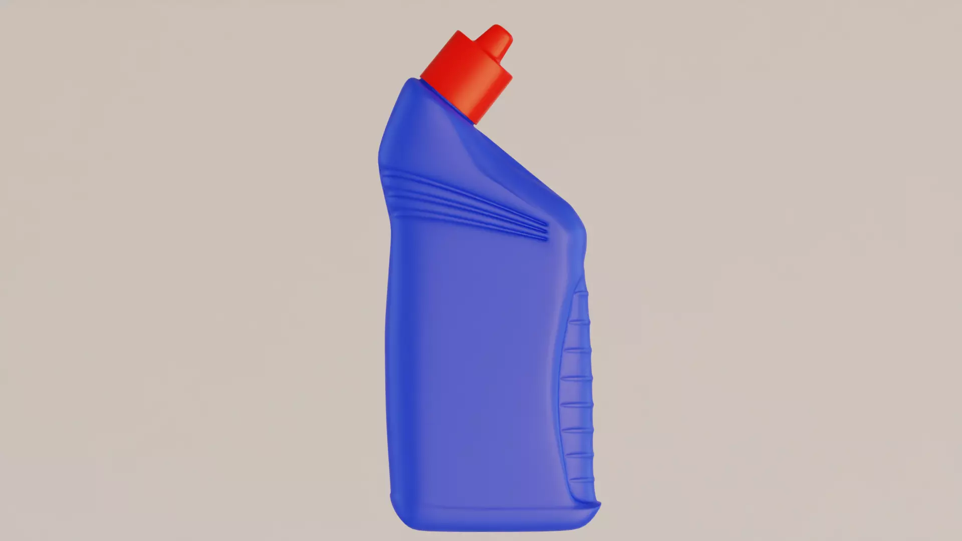 Bathroom Cleaner Bottle 3D Model  3D model_0