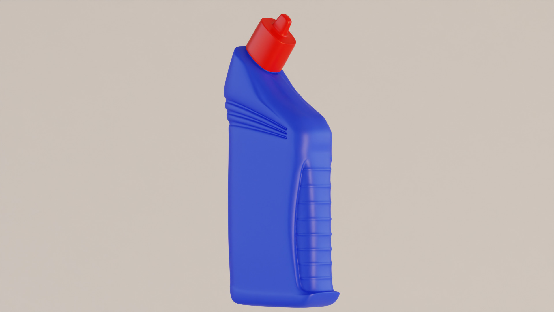 Bathroom Cleaner Bottle 3D Model  3D model_1
