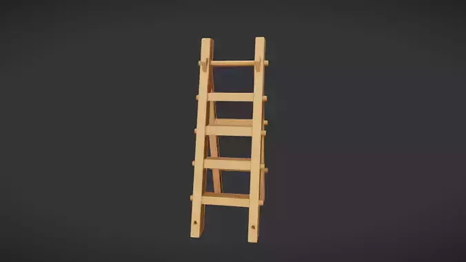 wooden stepladder