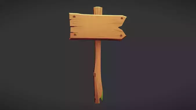 wooden signpost