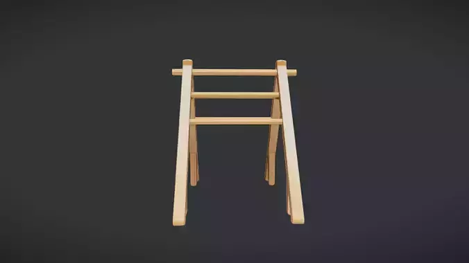 Wooden ladder structure