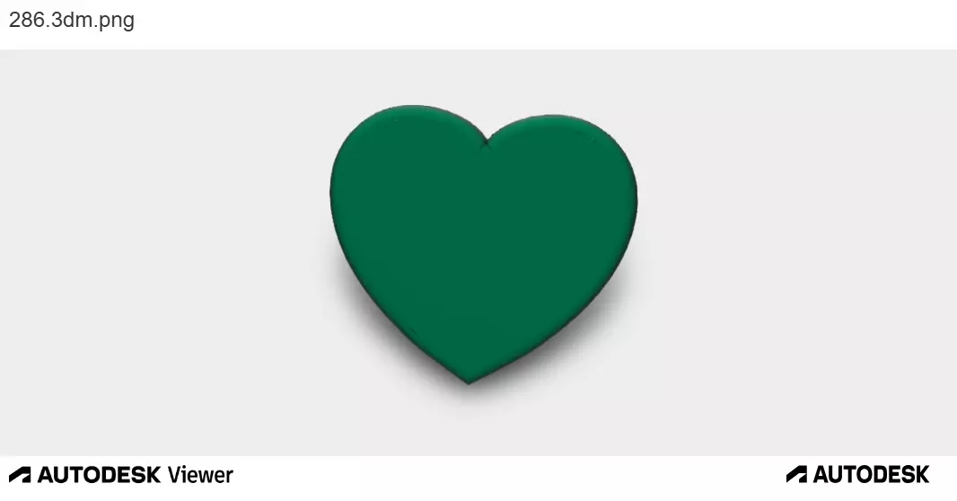 Eterna Heart Pendant 3D print model