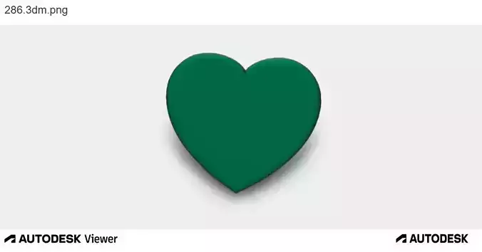 Eterna Heart Pendant 3D print model