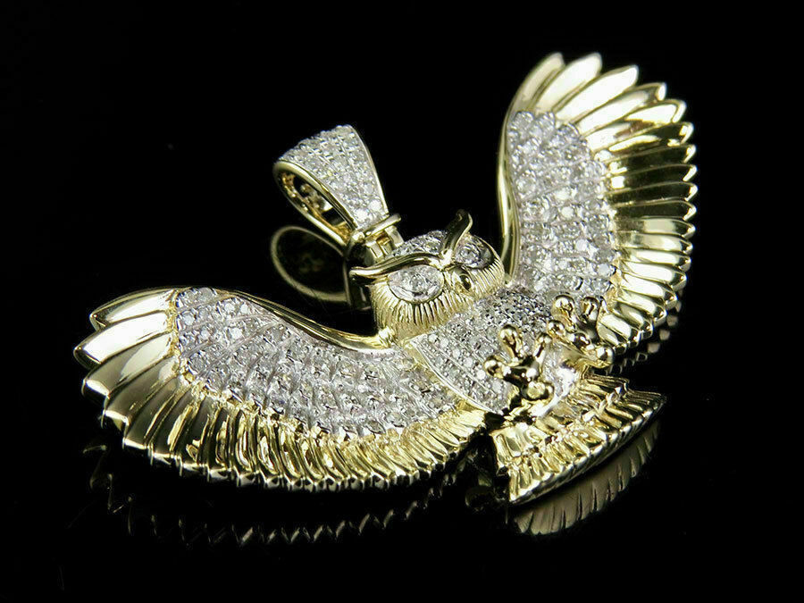 Majestic Owl Guardian Locket 3D print model_11