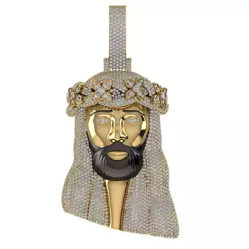 jusus pendant 3D print model 3D print model