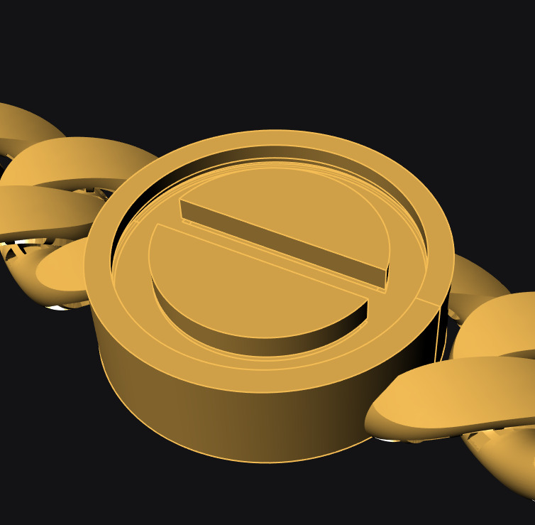 Gourmet Enamel Bracelet 3D print model_4