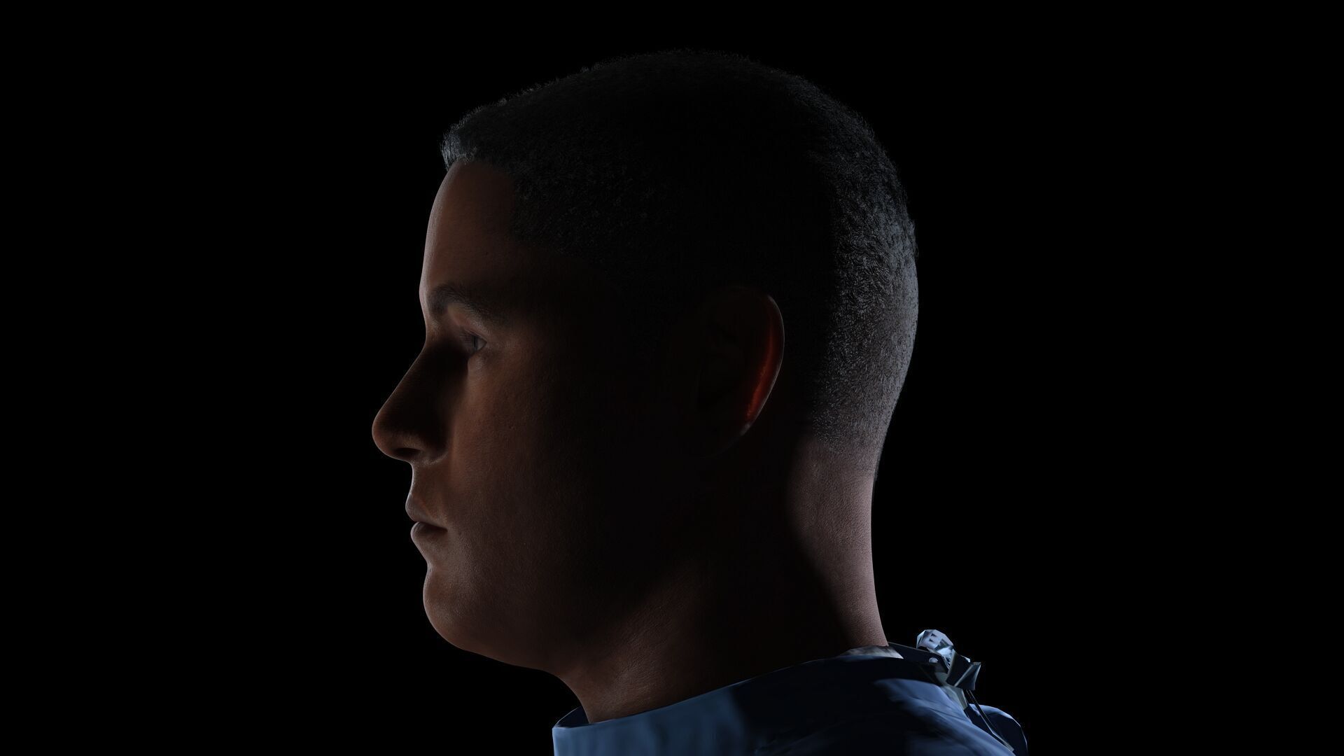 Surgeon in PPE 3D Model Rigged Game Ready Low-poly 3D model_7