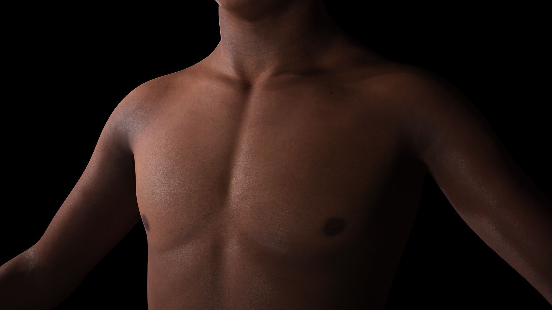 Surgeon in PPE 3D Model Rigged Game Ready Low-poly 3D model_9