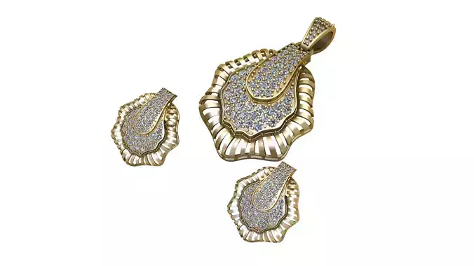 AMERICAN DESIGN LOCKET SET 3D PRITNTABLE MODEL 