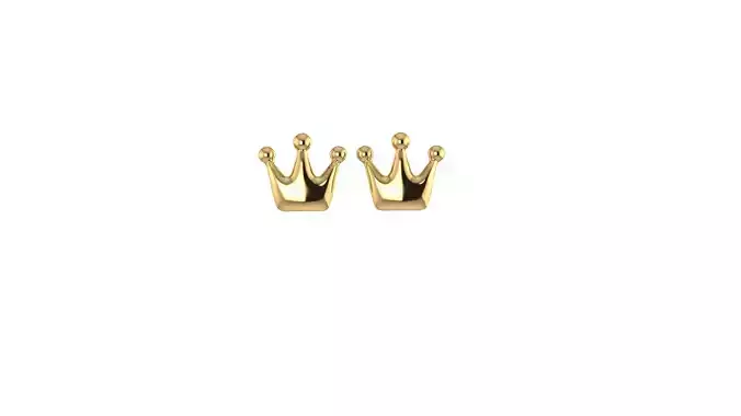 Crown earrings 