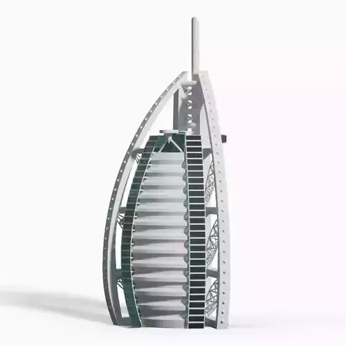 Burj Al Arab 3D model