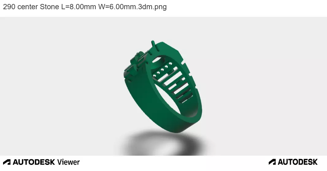 Sentinel Signet Ring 3D print model_0