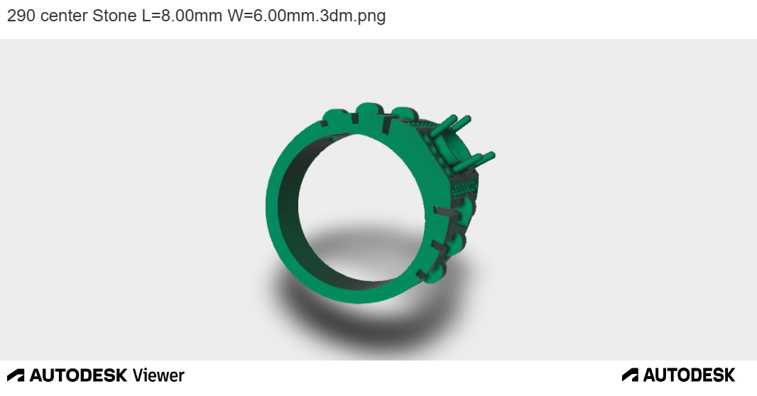 Sentinel Signet Ring 3D print model_2