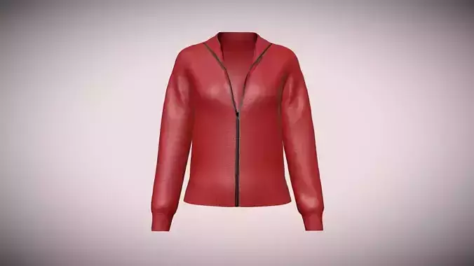 Girls Bomber Jacket In Low Poly