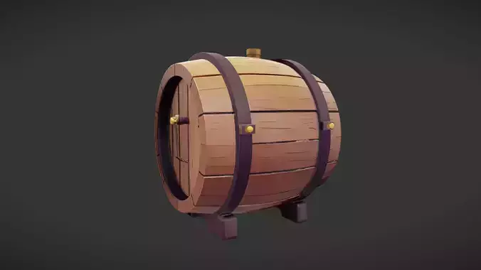 wooden barrel 