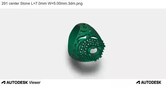 Celestial Crest Ring 3D print model