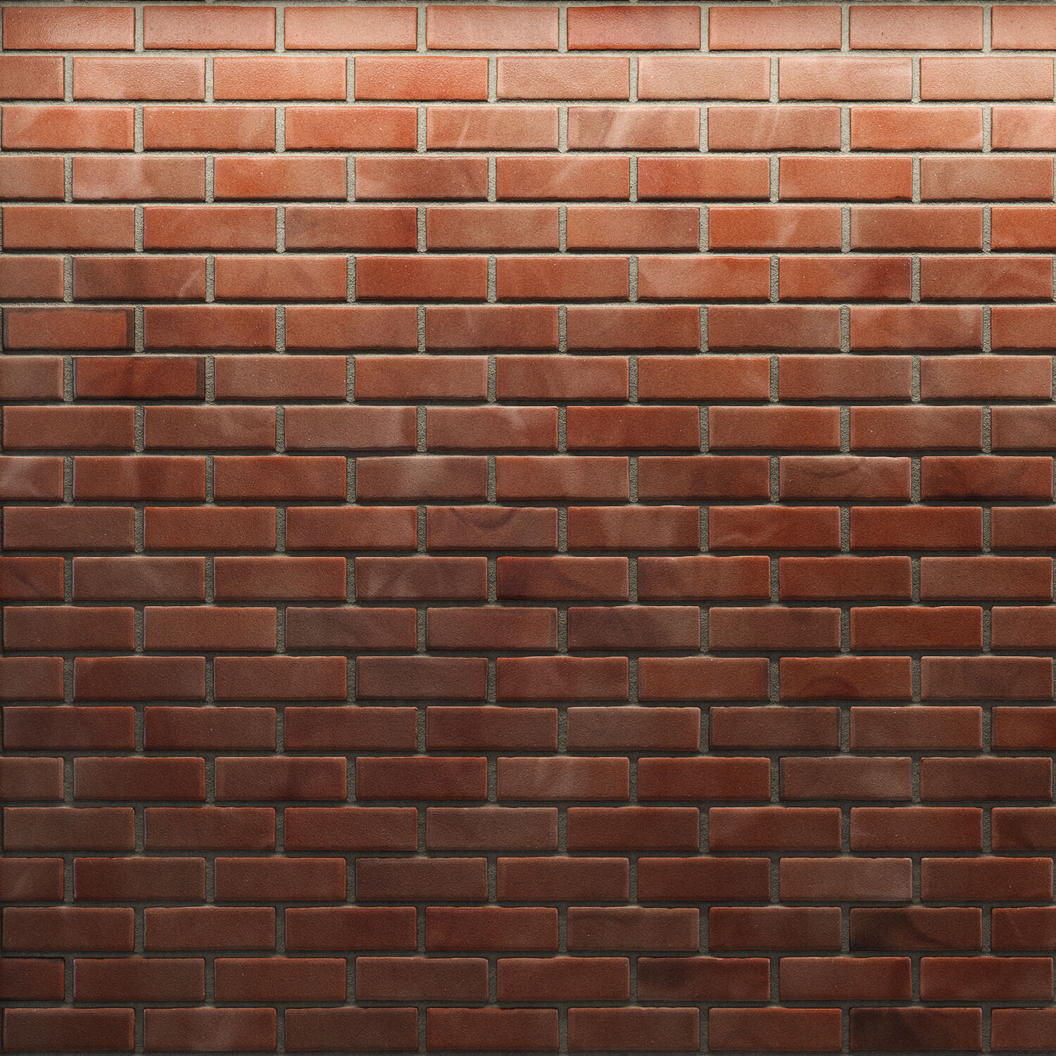 Red brick 3D model_1
