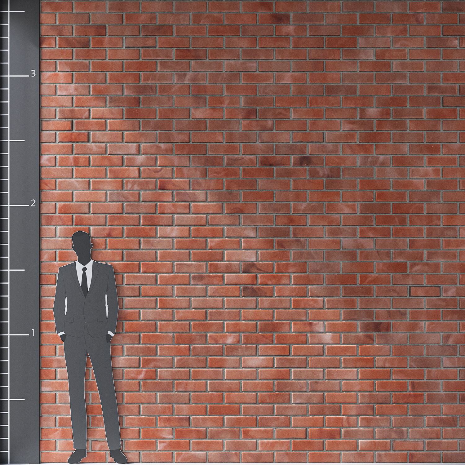 Red brick 3D model_3