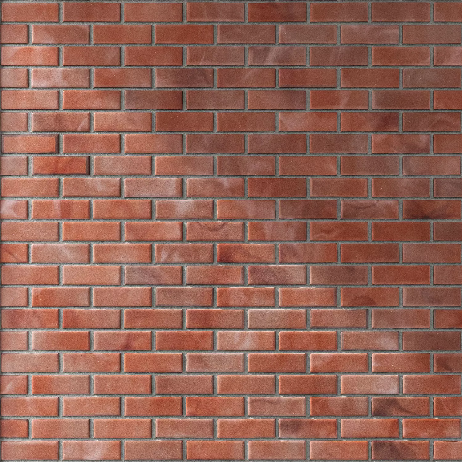 Red brick 3D model_0