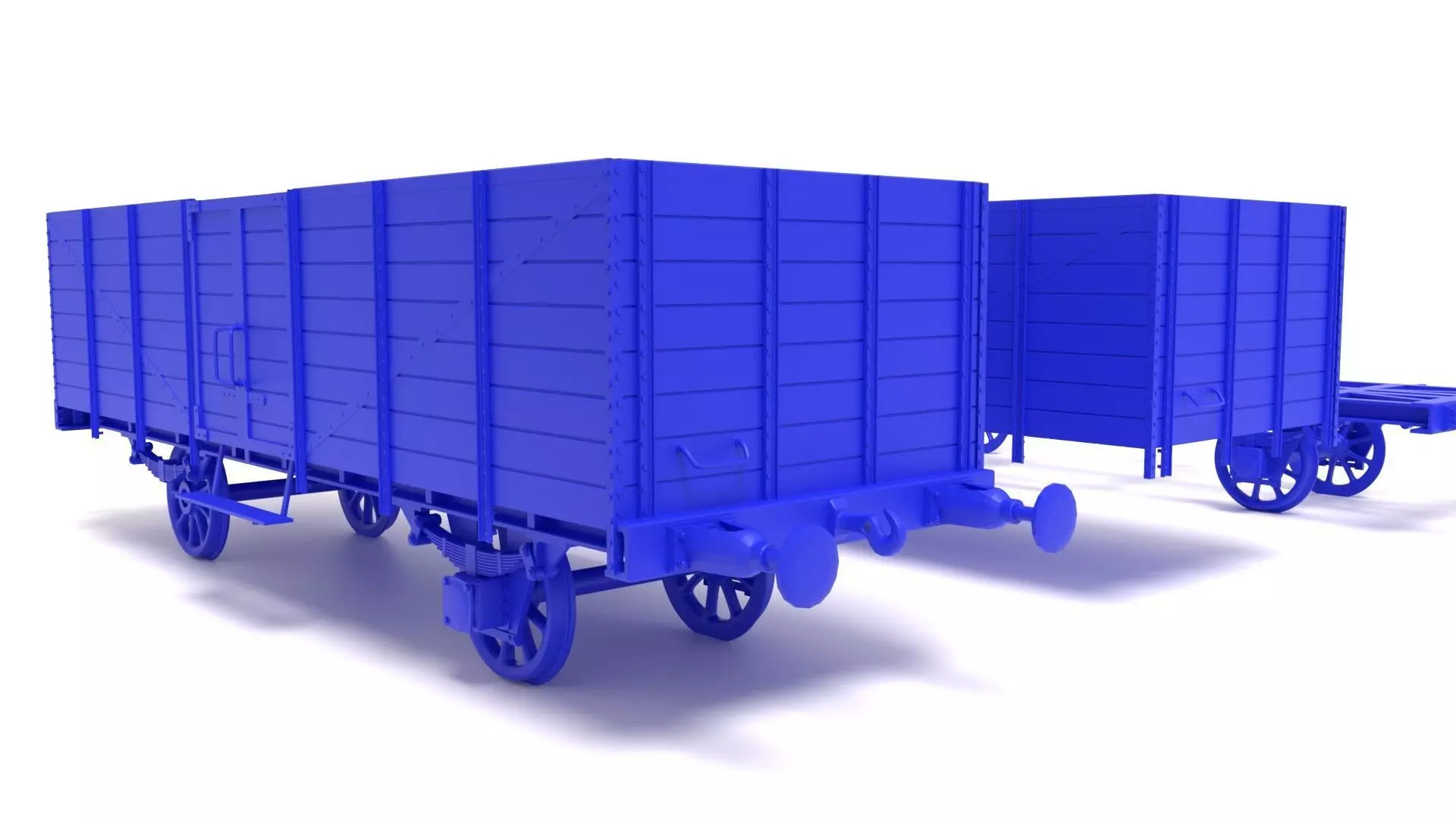 Type GR20 railway wagon - open 3D print model