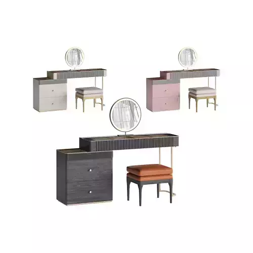 Ensemble de coiffeuse