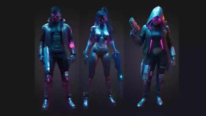 CyberPunk Figures