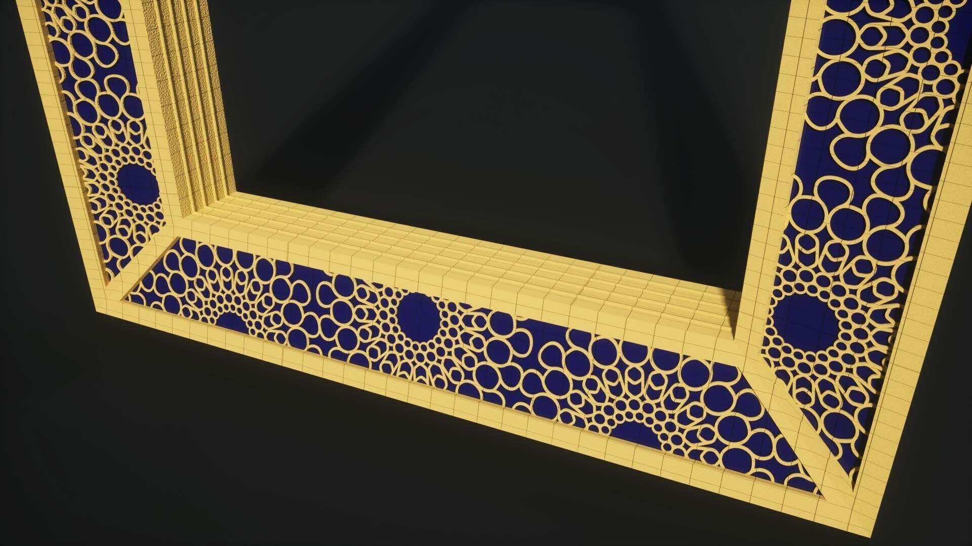 Dubai Frame 3D model_3